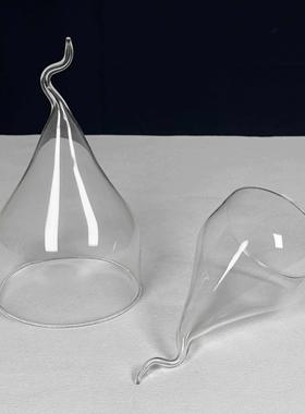 耐热玻璃烟熏罩意境菜分子料理美食网红点心展示罩烟雾罩会席料理