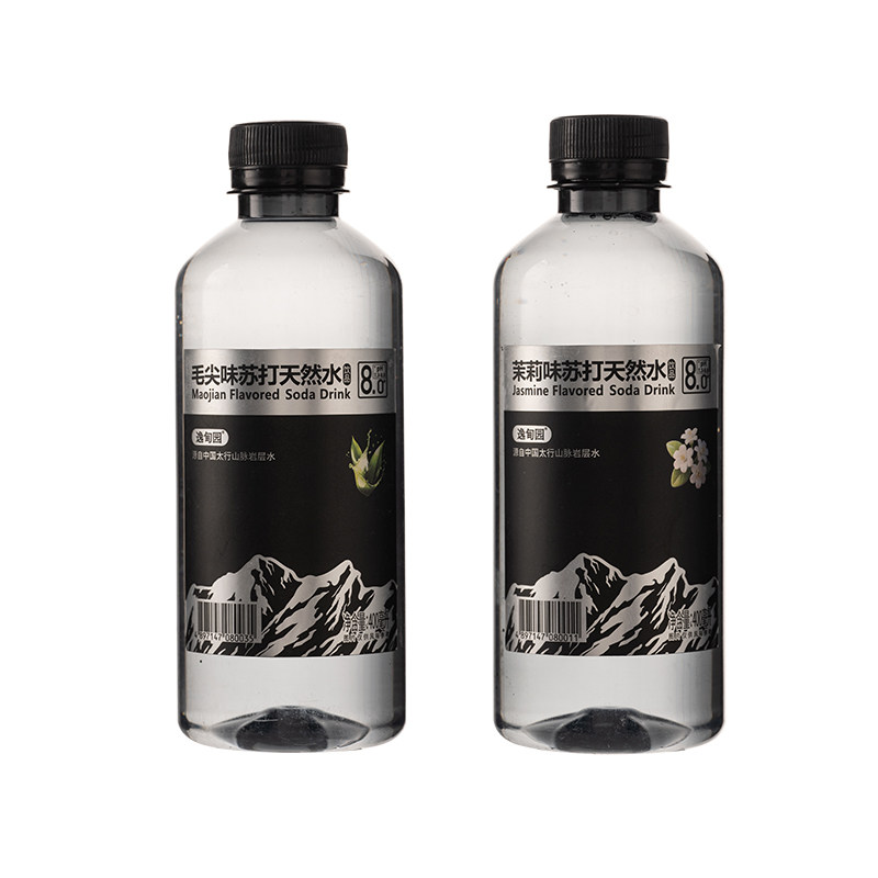 逸甸园苏打水饮料无糖无气400ml*15瓶弱碱性苏打水饮用水整箱瓶装