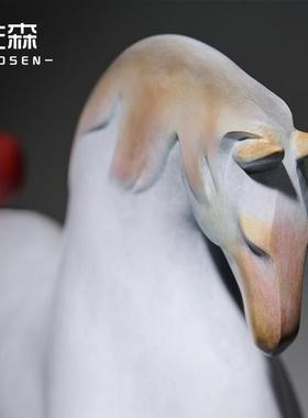 佐森马上平安铜马摆件招财吉祥物生肖工艺品客厅办公室装饰品轻奢