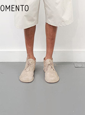 Amomento新款时尚简约沙漠短靴