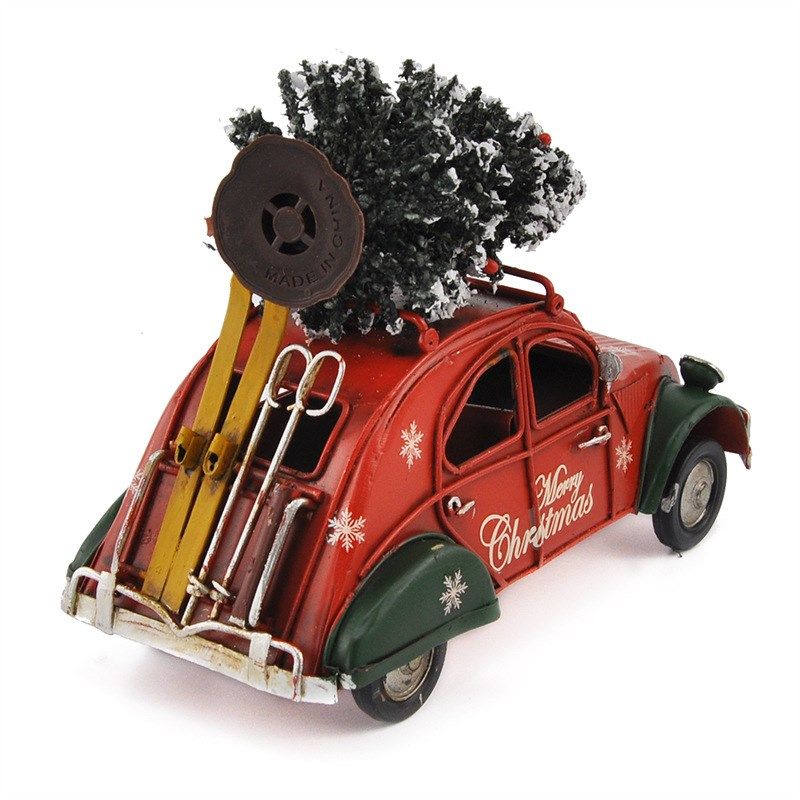 手工创意圣诞礼品复古铁艺车模型摆件家居软装配饰金属工艺品收藏,淘宝优惠券,粉丝福利购,淘宝优惠卷