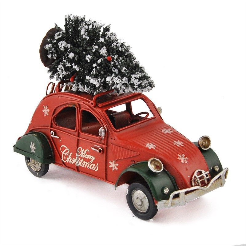 手工创意圣诞礼品复古铁艺车模型摆件家居软装配饰金属工艺品收藏,淘宝优惠券,粉丝福利购,淘宝优惠卷