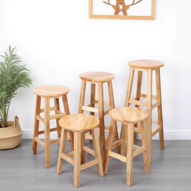 实木圆凳家用餐凳商用工厂学校凳高凳现代简约吧台椅子覆古高脚椅,淘宝优惠券,粉丝福利购,淘宝优惠卷