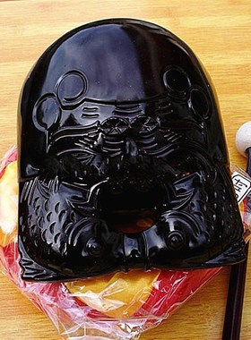 佛俱用品助念法器2寸3.5寸4寸 5F寸木鱼念佛专用送垫子 佛音超好