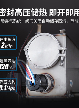 蒸汽发生器蒸包炉出气头独立控制