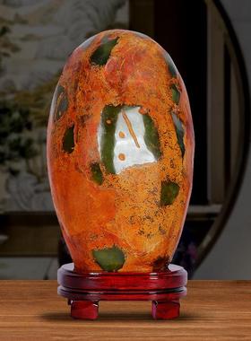 天御阁岫玉原石摆件天然岫岩玉秀玉奇石观赏石头客厅办公室装饰品