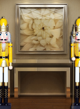 欧式胡桃夹子木偶兵 摆设 x创意酒柜电视柜客厅摆件家居装饰品