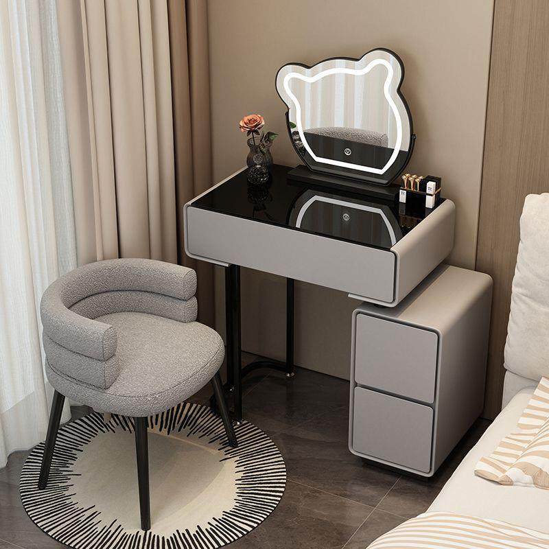 2025新款现代简约梳妆台奶油风化妆桌小户型轻奢化妆台岩板梳妆台,淘宝优惠券,粉丝福利购,淘宝优惠卷