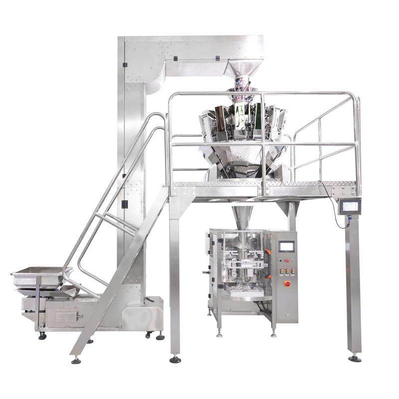 全自动虾条薯片称重包装机透明充填母粒真空大袋装包装厂家直销,淘宝优惠券,粉丝福利购,淘宝优惠卷