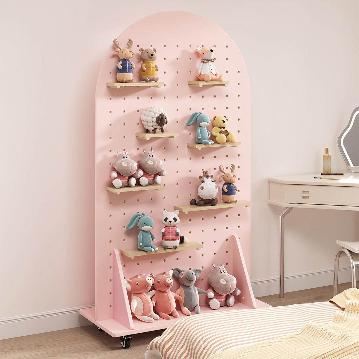 洞洞板置物架定制可移动实木装饰隔板瑜伽架健身镜运动器材收纳层,淘宝优惠券,粉丝福利购,淘宝优惠卷