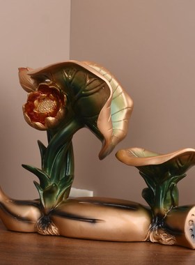 轻奢高级感藕酒架摆件家居客厅z酒柜电视柜装饰品餐边柜摆设乔迁