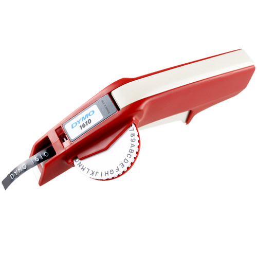 dymo达美手动标签机1610立体压纹凹凸3D质感带模机打码机标价机刻 - 图0