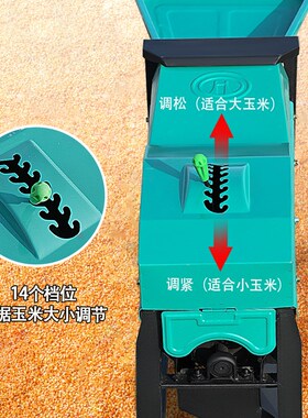 新款玉米脱粒机双筒电动小型家用全自动包谷苞米刨粒器机器加厚