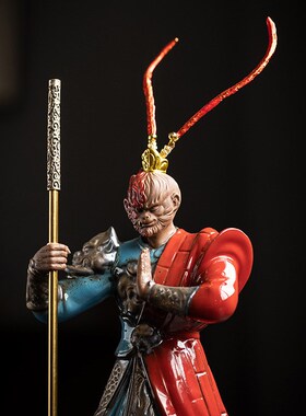 一念之间孙悟空大圣归来魔佛美猴王摆件齐天大圣客厅玄关装饰办公