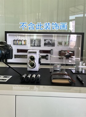 相机模型摆件套装样板间书房书架书桌饰品新中式复古怀旧摄影道具