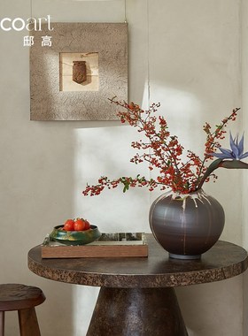 邸高家居 民宿酒店茶舍软装设计 玄关装饰画走廊过道艺术挂画摆件