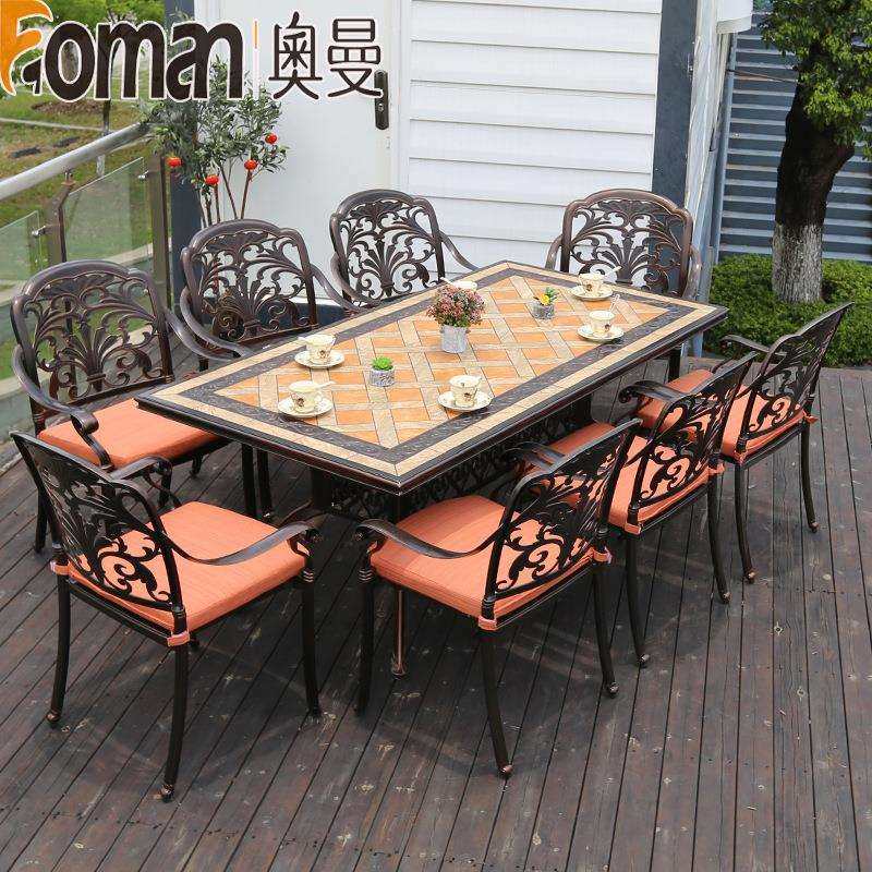 铸铝户外桌椅组合别墅庭院室外花园椅子简约露台阳台休闲桌椅套装,淘宝优惠券,粉丝福利购,淘宝优惠卷