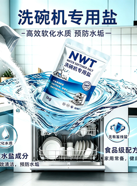 诺顿NWT洗碗盐洗碗机专用盐1kg装