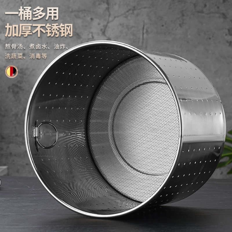 卤水桶电汤桶商用网桶煮粽子专用锅熬H汤桶卤味电热煮桶漏桶卤肉 - 图1