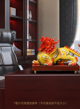 霸王全铜b貔貅摆件招财客厅老板办公室酒柜前台装饰工艺礼品摆饰