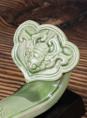 念臻吉祥如意白色小号中式陶瓷摆件客厅装饰现代工艺家用桌面摆放