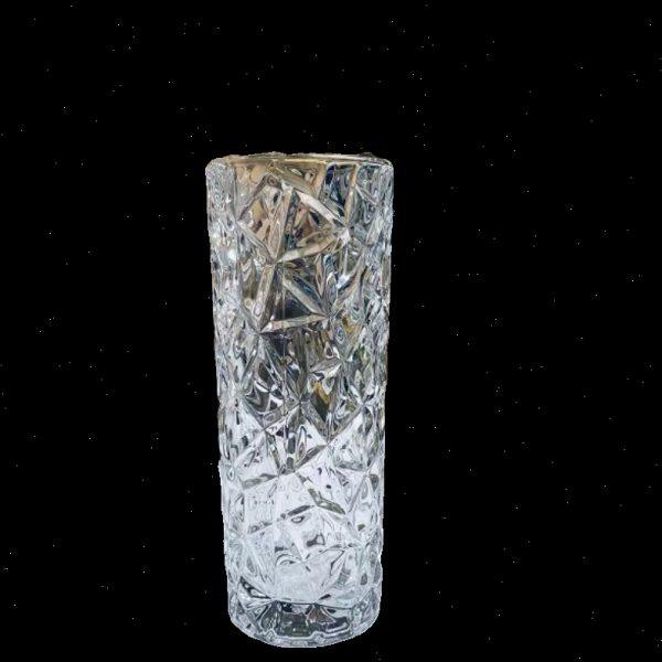 现代简约高级感法式复古玫瑰水晶插花艺术玻璃花瓶摆件客冰裂斑斓,淘宝优惠券,粉丝福利购,淘宝优惠卷