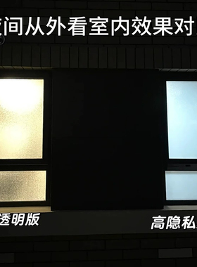 静电无胶保护隐私透光不透明