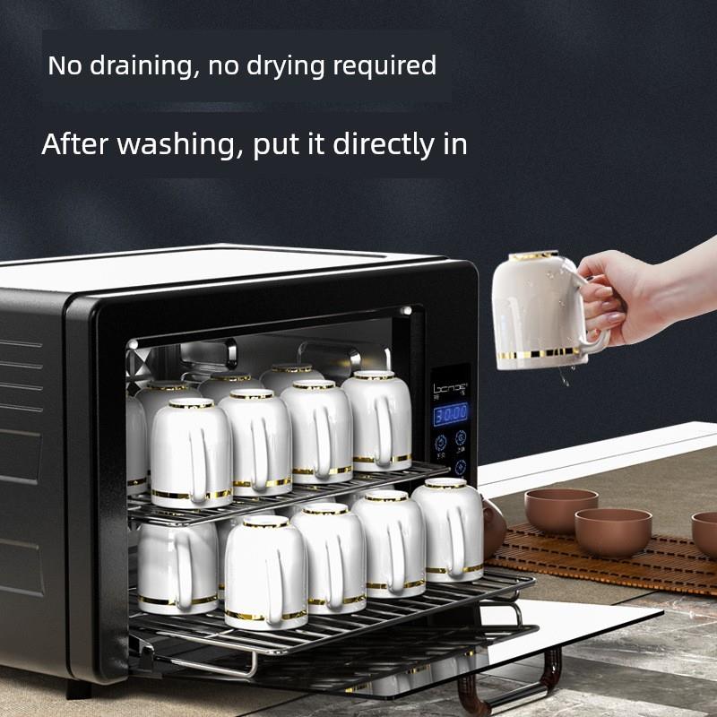 Ms. Lu Kindergarten Cup Disinfection Cabinet with Drainage Disinfection Cabinet Desktop Restaurant Cup Tea Set Hotel Office