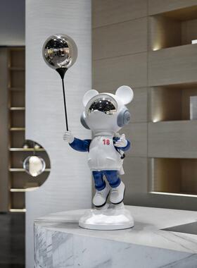 现代客厅样板房入口电视柜家居软装网红无障碍奢侈品饰品创意卡通