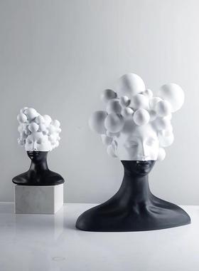 摆件高级感小众轻奢高档客厅桌面电视柜玄关艺术雕塑装饰室内创意