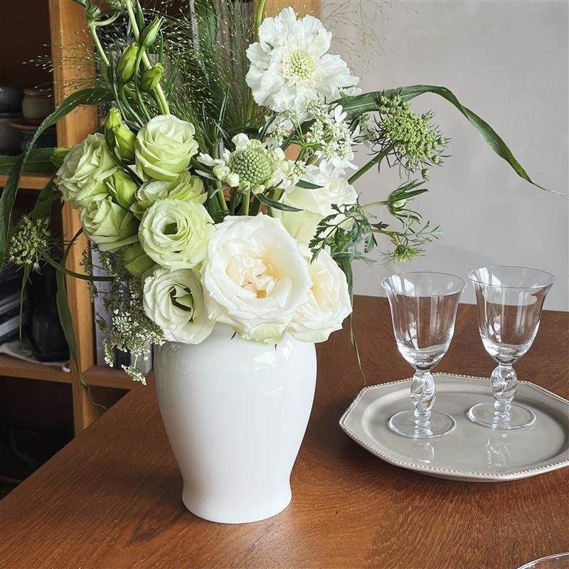 收集耐看 经典中小圆肚纯白陶瓷! 花瓶时光插杂花 简单草花,淘宝优惠券,粉丝福利购,淘宝优惠卷