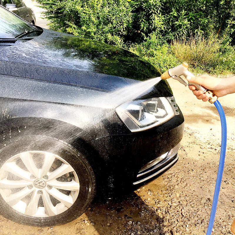 洗车水枪喷头浇花浇菜家用花园水管软管套装浇花工具冲刷喷水枪头 - 图0