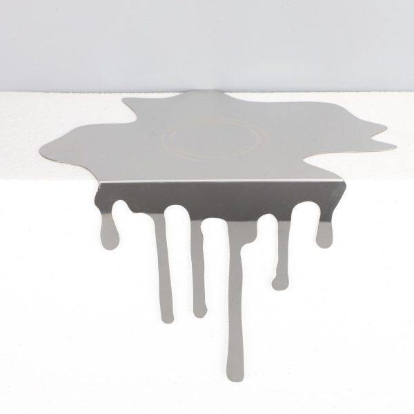 现简约创意不锈钢抽象水滴托盘样板房公室家居桌面软装饰品,淘宝优惠券,粉丝福利购,淘宝优惠卷