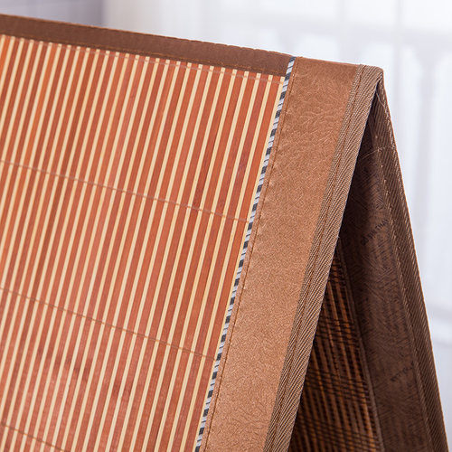 凉席竹席2.0米席子学生单人宿舍双面折叠冰丝草席1.8m床1.5 1.2 - 图2