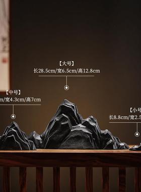 鱼缸假山摆件配件造景假山盆景摆件流水造景假山装饰品小摆件招财