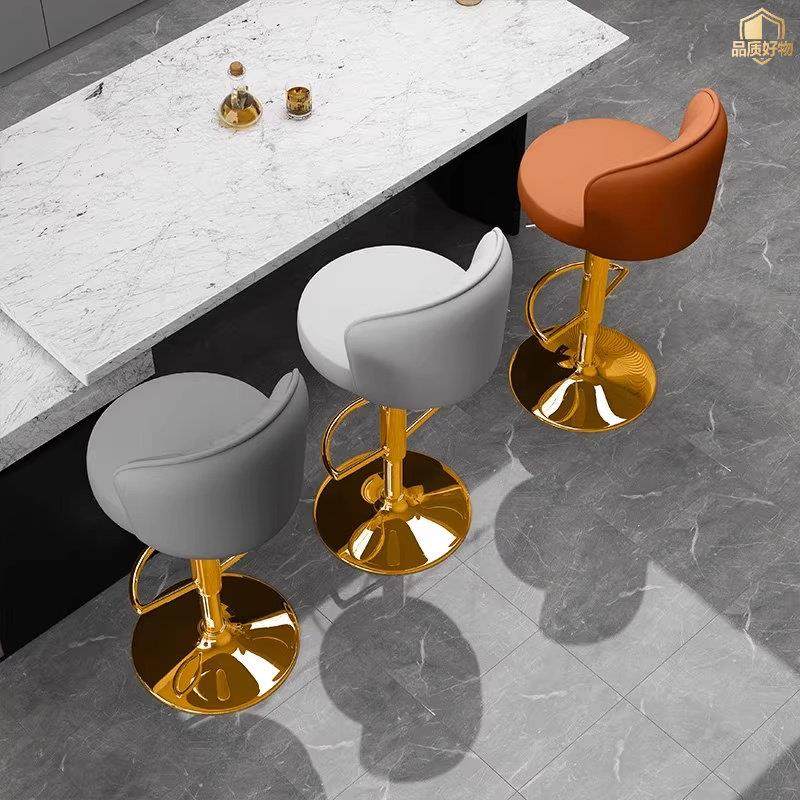 轻奢吧台椅高脚凳子酒吧椅家用旋转升降椅子商用收银前台转椅吧凳,淘宝优惠券,粉丝福利购,淘宝优惠卷