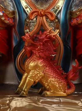 九天应元雷声普化天尊神像雷公雷祖佛像树脂家用供奉雷神像体摆件