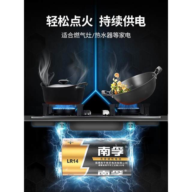 Nanfu battery No. 2 alkaline 2 capsules lr14