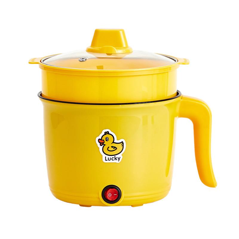 电煮锅厨房小电器多功能电炒锅一体锅电火锅家用学生宿舍泡面锅批 - 图3