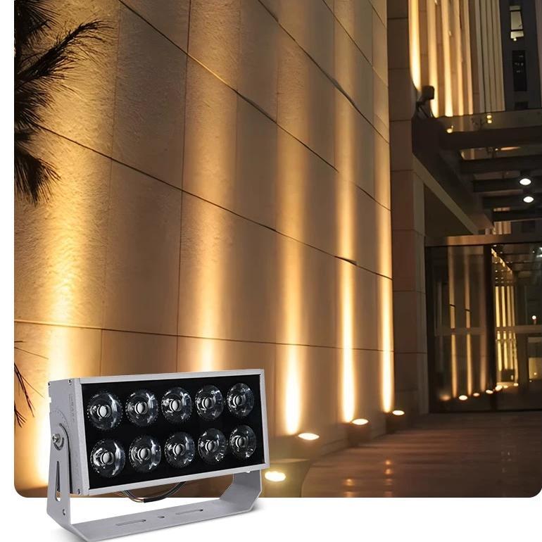 LED投光灯一束光聚光户外防水外墙射灯室外照树灯照柱子灯 - 图2