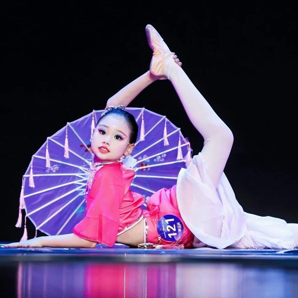 踏浪舞蹈道具伞傣族舞儿童古典舞蹈专用伞古风透明娟纱伞表演出伞 - 图3