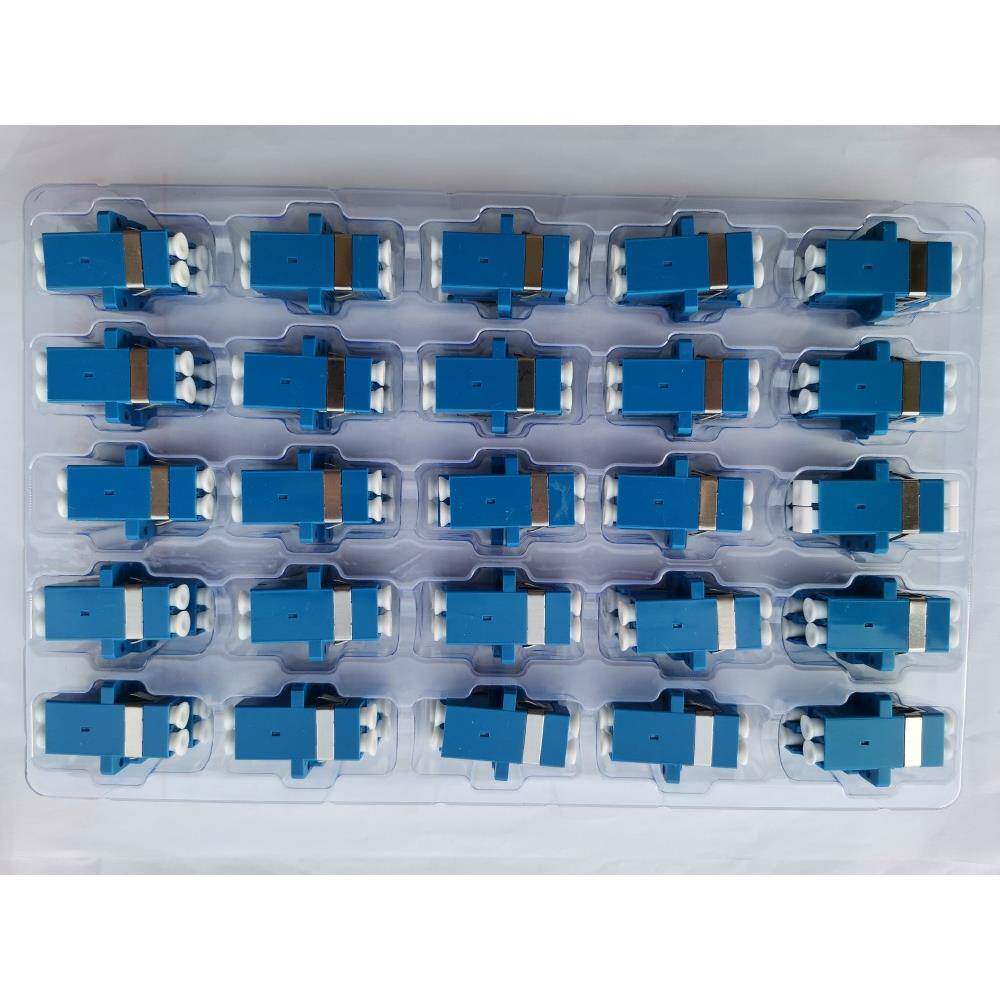 光纤耦合器 LC-LC盒装双工电信级光纤连接器适配器法兰盘小方头 - 图3