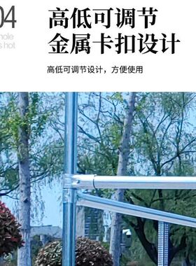 镀锌钢管晾衣架落地室外户外防风晒晾衣杆阳台楼顶加厚大型挂衣架
