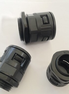 塑料波纹管接头穿线管外螺纹尼龙软管接头京生直插快插头现货