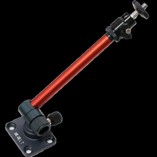 狼途灯架钓箱配件铝镁合金可拆卸底座6mm通用万向云头钓灯配件 - 图3