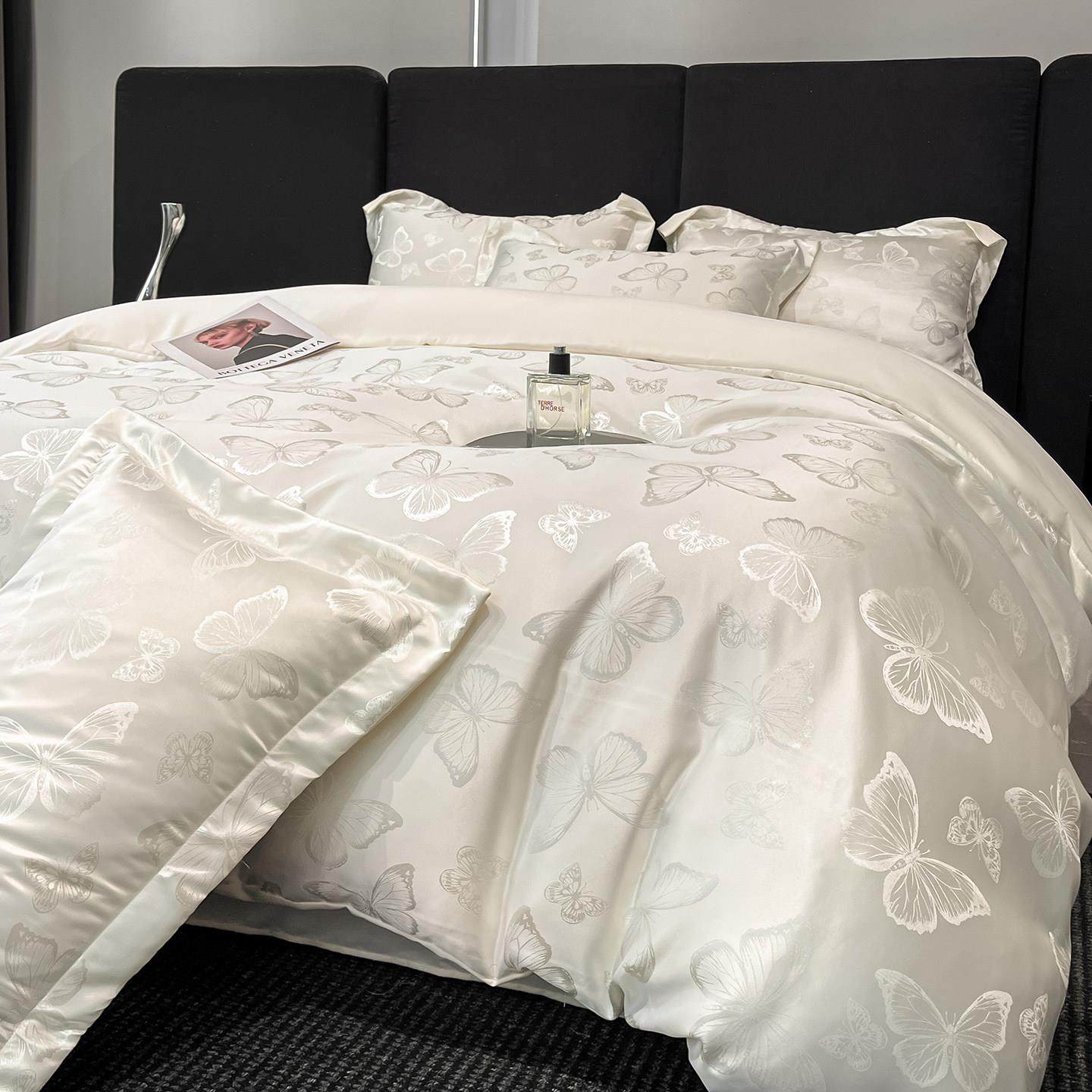 夏季冰丝四件套轻奢高级感床单丝滑裸睡学生宿舍被套三件套ins风4,淘宝优惠券,粉丝福利购,淘宝优惠卷