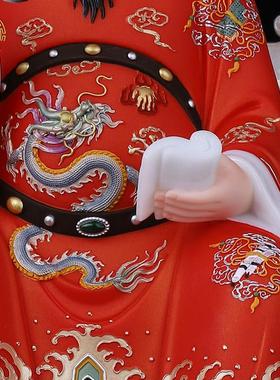 新款文昌帝君神像汉白玉佛像梓潼帝君文曲星功名禄位神工艺品摆件