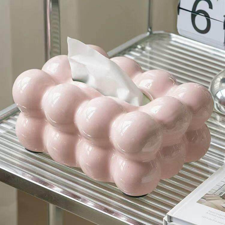 北欧家居轻奢陶瓷纸巾盒摆件客厅高档卫生纸盒创意家用高级感餐桌,淘宝优惠券,粉丝福利购,淘宝优惠卷