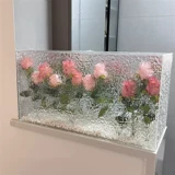 Умывальник в форме розы, украшение на половину стены, кухня, щит для газовой трубы, ванная комната, балкон, водопровод, уродливый ремонт