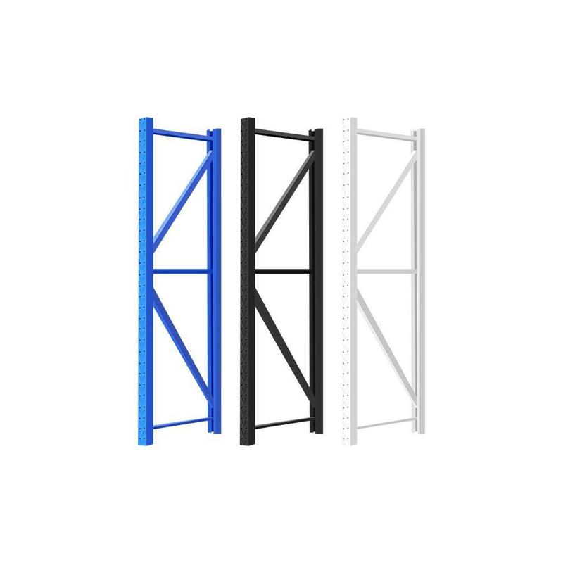 仓储库房货架轻型立柱中型置物架站片重型立柱立柱片仓库储物货柜 - 图3